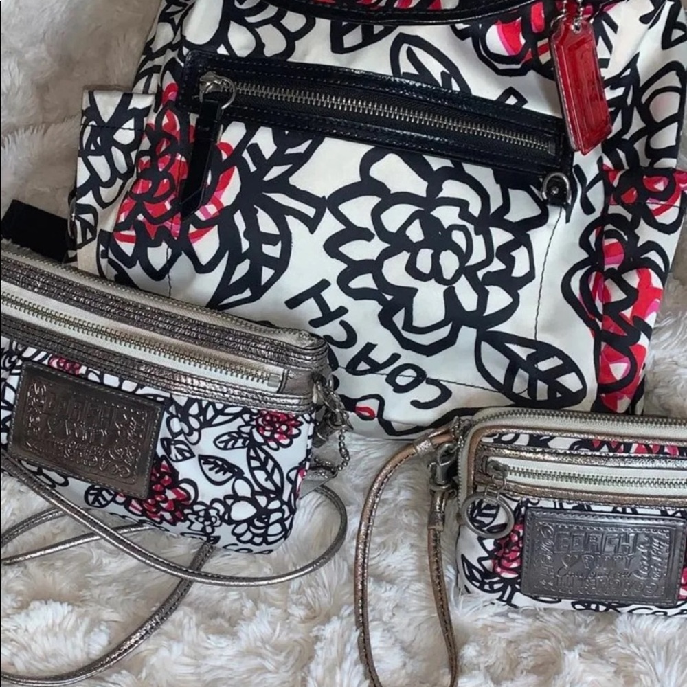 Coach Poppy Backpack 🎒 Bundle 🎒 - Picture 10 of 14